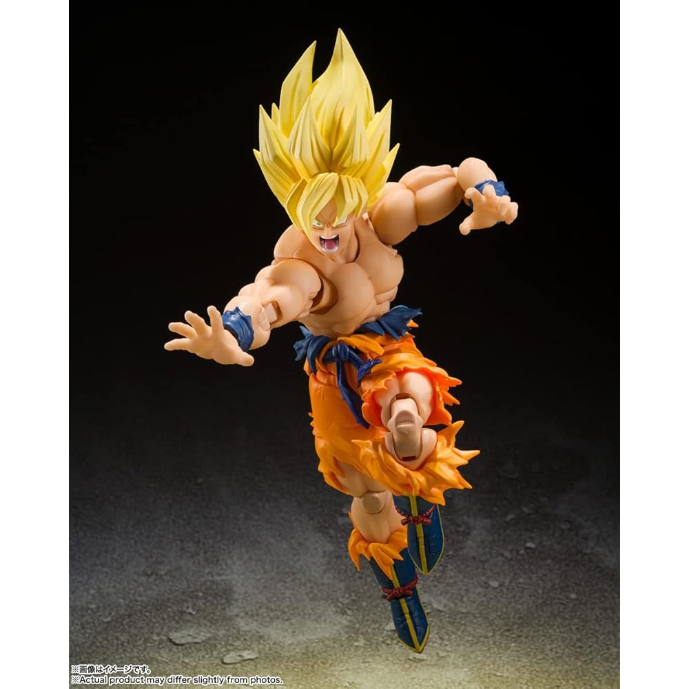 СТРАНЫ ТАМАШИИ Ш. Фигурка Dragon Ball Super Saiyan Goku от Figuarts 145 мм ABS ПВХ Окрашенная Подвижная Фигурка