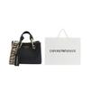 Emporio Armani С принтом логотипа Магнитная застежка Полиэстер Сумка через плечо Женские сумки Черный Y3D176-YFO5B-85218