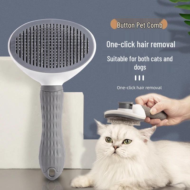 Pet Hair Removal Comb for Cats and Dogs