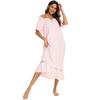 Pajamas for Women Short Sleeve Night Sleep Dress Comfy Loose Casual Lounge Wear Spring Summer Autumn Nightgowns