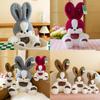 Cute Rabbit Plush Toy For Kids Birthday Gift With Soft Pp Cotton Stuffing