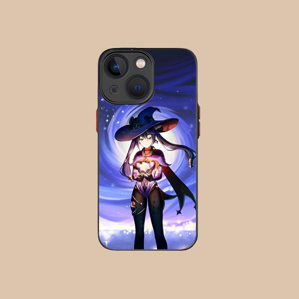 Game GI Mona Silicone Mobile Phone Case for iPhone 17 16 15 14 13 12 11 X XR XS 8 7 Air Pro Max Plus Mini Colorful Cover