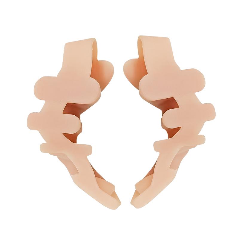 Корректор hallux valgus и разделитель пальцев стопы из SEBS для дневного/ночного использования - Пятидырочная конструкция с мостиком
