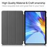 Для Huawei MatePad 10.4 Custer Pattern Pure Color Tablet Горизонтальный раскладной кожаный чехол с тройным складным держателем и функцией сна/пробуждения