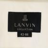 LANVIN made in Japan Long sleeve shirt 43-86 white Men's Used