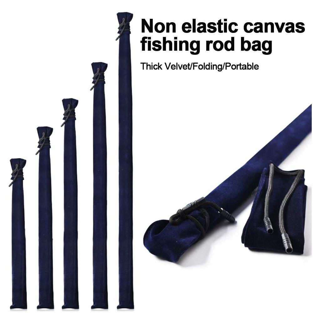 Folding Lure Rod Bag Portable Fishing Tackle Storage Bag Fishing Rod Protective Cover