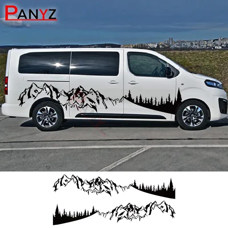 Виниловые наклейки на автомобиль Для Peugeot Expert Traveller Opel Vivaro Citroen Jumpy Toyota ProAce Fiat Scudo Фургон Тюнинг Аксессуары