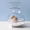 Transparent Hamster Nest & Bathtub – Anti-Splash Design with Free Shipping