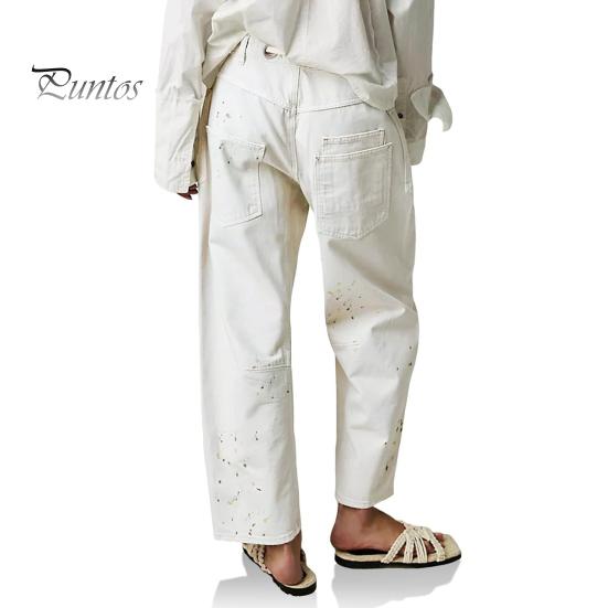 Женские джинсы-бочки с широкими штанинами, заниженной талией, с завязками на щиколотке, эластичные мешковатые брюки-бойфренды с резинкой на талии