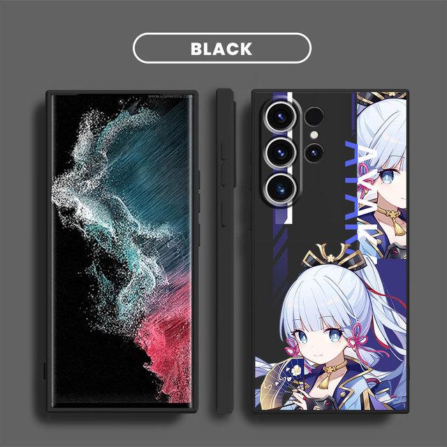 Genshin Impact Games Phone Case For Samsung Galaxy S22 S9 Plus S8 S20 Fe S21 5g S10e S10 S23 Ultra Square Liquid Cover Soft