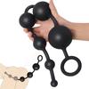 56 см Анальные бусины Оргазм Вагина Plug Play Pull Ring Ball Анальный стимулятор Анальные бусины Plug Секс-игрушки для взрослых Мужчин Женщин Гей Анус Игрушка