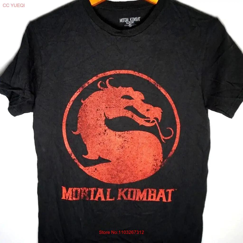 Mortal Kombat Klassic T Shirt Unisexs Small Red Dragon Video Game Ps 1 2 3 Vintage Homme Streetwear Versatile Graphic