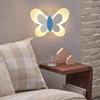 LED Wall Sconce Wall-Mounted Creative Night Lights Butterfly Modern Minimalist Lamp for Bedside Loft Hallway Decor Cafe ,