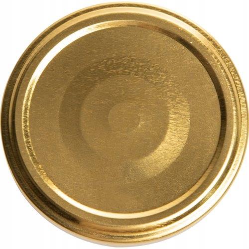 Gold jar lids, diameter 66, 10 pieces