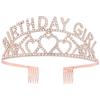 Rhinestone BIRTHDAY QUEEN GIRL Queen Princess Love Birthday Crown Party Supplies