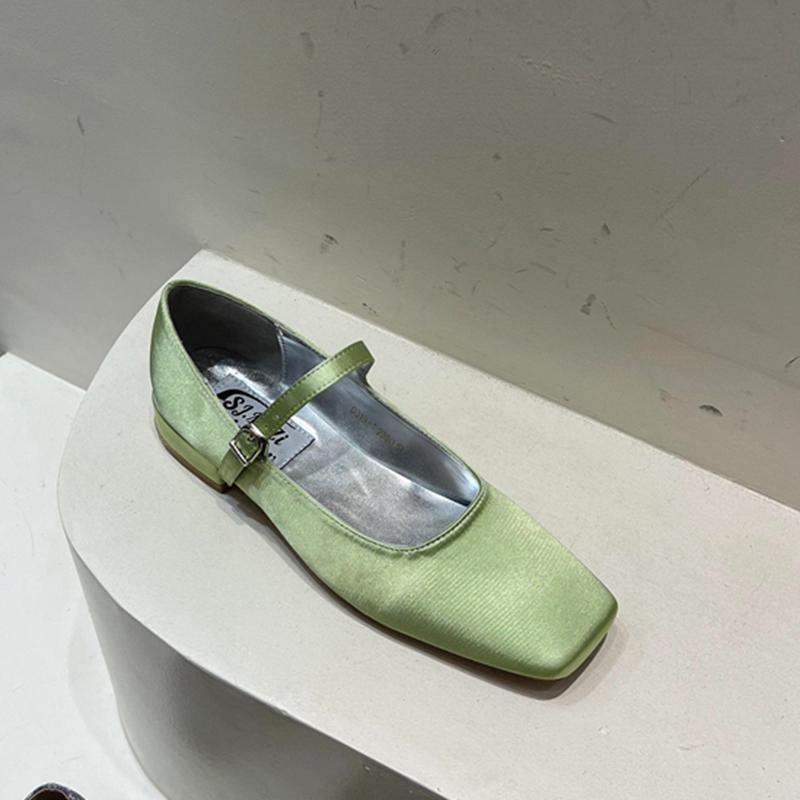 Модные SUOJIALUN 2025 Летние Женские Балетки с Круглым Носком и Неглубоким Вырезом, Мягкие Туфли-Балетки, Женские Повседневные Туфли для Платья, Классические Лоферы Mujer