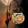 Ball Shaped Glass Wall Lamp for Living Home Decoration Turkish Lamp (Multicolour, Bulb Not Included