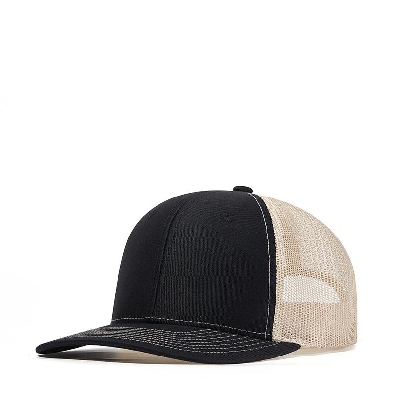 Custom Logo Animal Hunting Leather Patch Mesh Snapback Richardson 112 Trucker Hats Caps Duck Camo Trucker Hats
