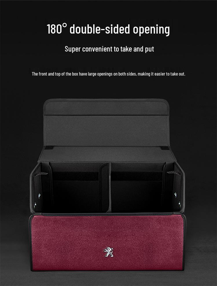 Peugeot Trunk Organizer: Fits 5008, 4008, 308, 408/X, 508, 2008 Storage Box