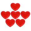 500 шт. 3,5 см Конфетти в форме сердца Полиэстер Свадьба День святого Валентина Украшение Конфетти
