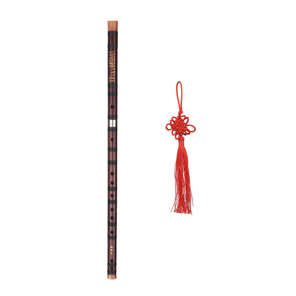 C Key Китайский традиционный инструмент Dizi Bitter Bamboo Flute с китайским узлом для начинающих