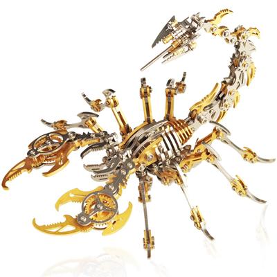 QUXOZHLU 3D 3D Пазл Миниатюрный Сделай сам Скорпион 3D Пазл для Ручной работы Образовательный 3D Сборка на День рождения Ремесло 3D Металлический Набор Моделей Пазл, Набор, Модель,