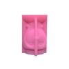 Succulent Plant Silicone Mold Short Haired Girl Flower Pots Mould Practical Concrete and Gypsum Mould for Floral Planter