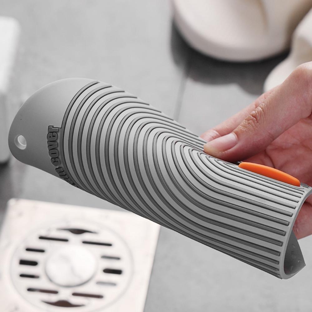 Silicone Floor Drain Cover Round Bathtub Stopper Insect Proof Cover Kitchen Bathroom Supplies