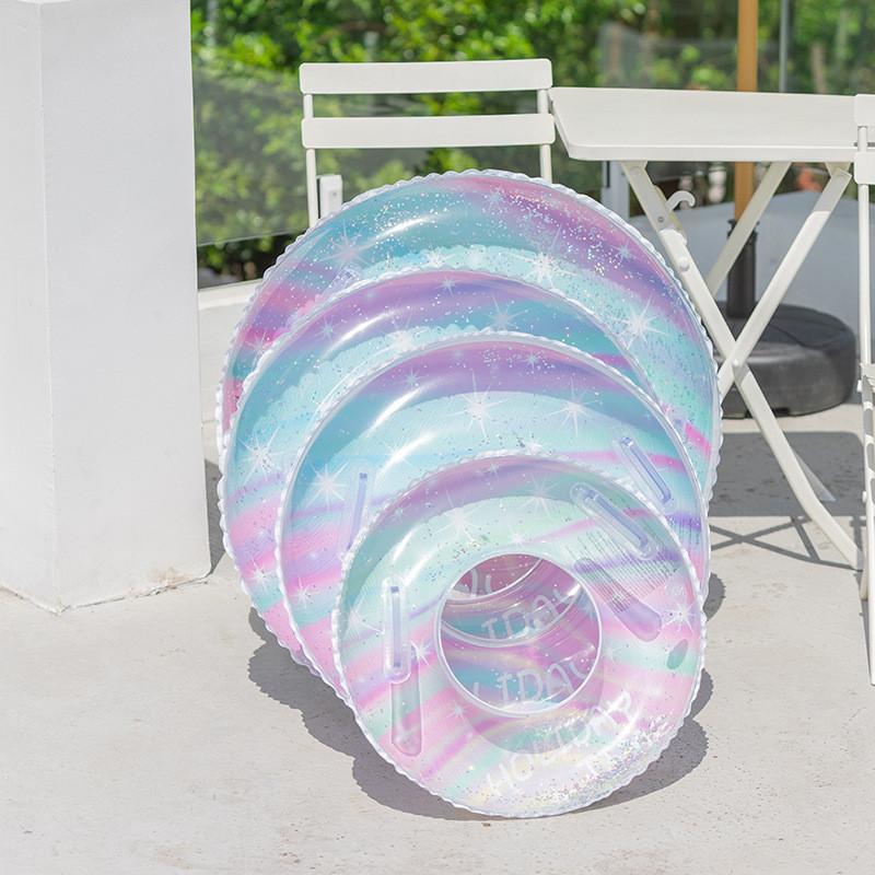 Новый блестящий детский плавательный круг с буквами для плавания ребенка, для младенцев, для мужчин и женщин, с ручкой, защита от переворачивания