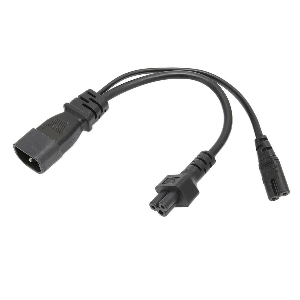 Кабель питания IEC320 C14 Папа к C5 C7 Мама 1 вход 2 выхода 10А 250В Водонепроницаемый адаптер-удлинитель питания для ЖК-мониторов