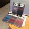 Подходит для iPhone17promax Тонкое волокно Кольцо Магнитная присоска Чехол для телефона Apple 16 Продвинутый Сенсор Защита от падения ПК Защитный чехол