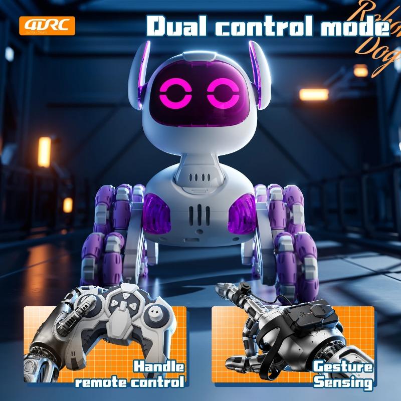 Interactive Smart Robot Dog Toy Car Y9 w/ 8 Wheels & Remote - Electric Robotic Pet Companion Gift for Boys Children