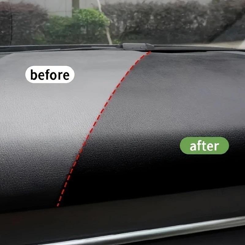 Car Scratch Repair & Interior Plastic Restorer Wax – Long Lasting Protection & Polish for Tires, Dashboard & Trim