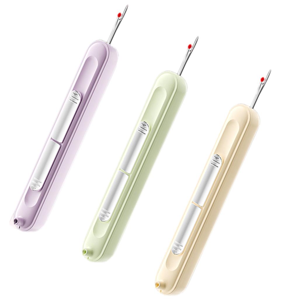 3 шт. 2-в-1 нитевдеватель, распарыватель швов, растягивающийся инструмент для удаления ниток для рукоделия, шитья, удаления ниток