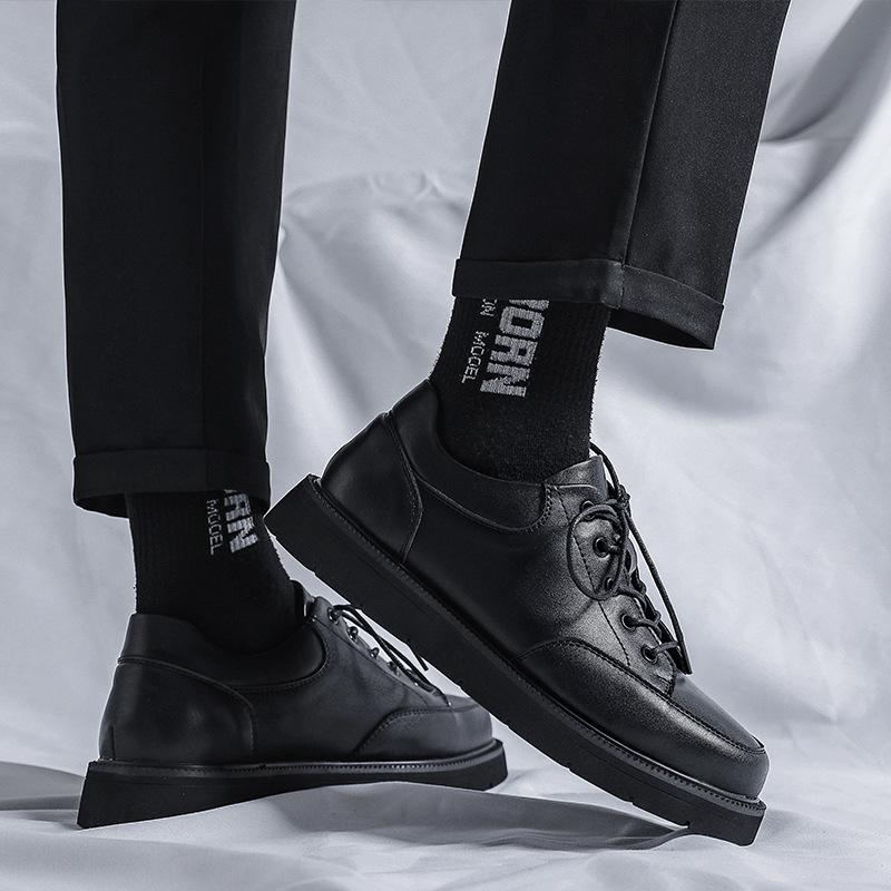 Мужская обувь Летняя мужская повседневная обувь для сёрфинга Универсальная модная обувь Британская кожаная обувь Мужская низкая обувь D17-R