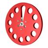 1 4 7 Inch Takeup Reel Universal 11 Holes Wind Resistance Holes Empty Tape Reel for Recording Red