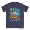 Men TShirt Oh Ship Its a Family Trip 2026 Casual Cotton Tee Shirt Short Sleeve  T Shirt Round Collar Tops Party