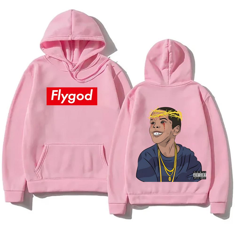 Поп-рэп-музыка Классика ретро-одежды Westside Gunn Flygod Толстовки с капюшоном Двусторонние толстовки с графическим принтом Унисекс Свободные свитера