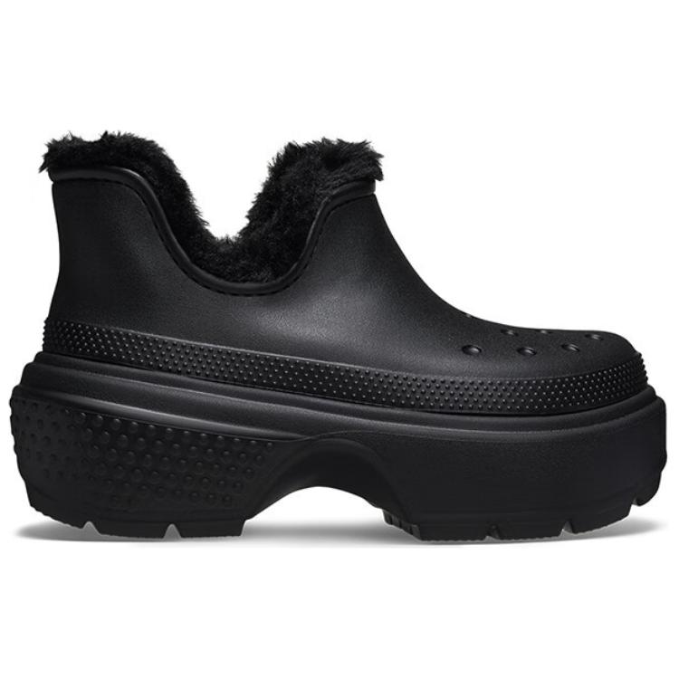 Crocs Простые Универсальные Удобные Ботильоны Ботинки Унисекс Черные 210673-060