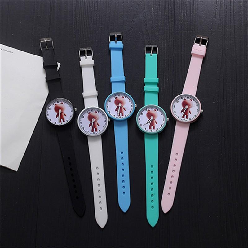 Мятно-зеленые простые повседневные часы в корейском стиле для женщин