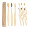 iMilli Bamboo Fine Bristle Toothbrush, 12 Pieces, 1 Pack Korean Toothbrush, Dental Health