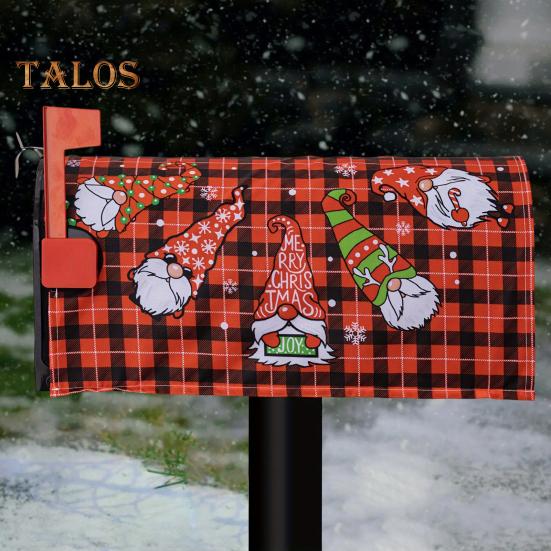 Рождественский почтовый ящик, зимний Санта, рождественская елка, гном, почтовые ящики, обертывания, праздничный декор для почтового ящика, украшение для домашнего офиса и вечеринки