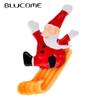 Enamel Pins Cute Ski Santa Claus Brooch for Women Men Suit Coat Christmas Gifts