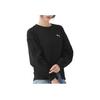Puma Solid Color Casual Crew Neck Loose Long Sleeve Sweatshirt Women Sweatshirt Black 682159-01
