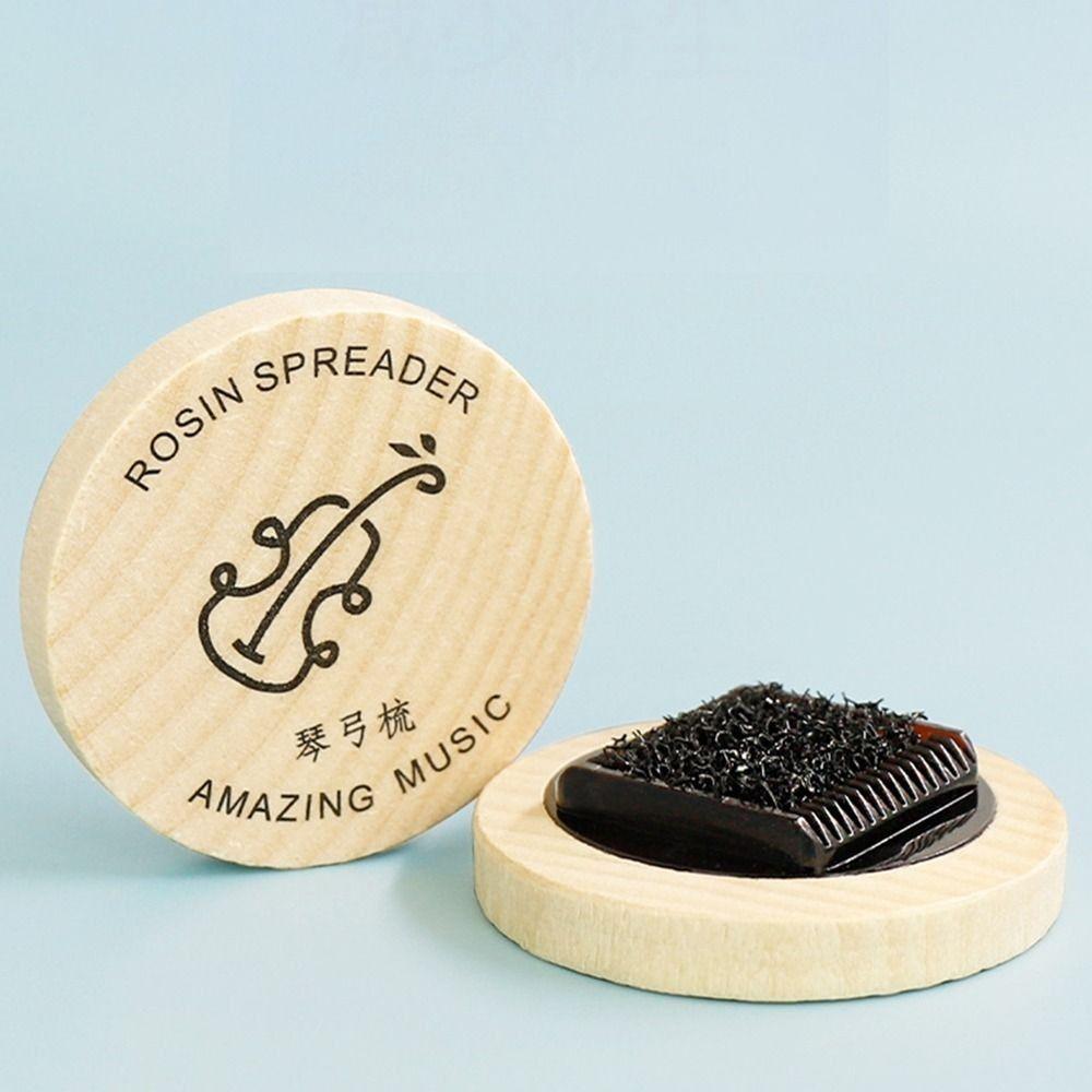 5.9*5.9cm Violin Bow Tail Comb Black Erhu Bow Brush Cleaning Tool Violin Bow Hair Brush  Luthier