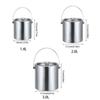 1.4/2/3 л Изолированное Ведро для льда из нержавеющей стали Охлаждающий контейнер для пива Шампанское