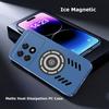 Для Xiaomi Redmi K70 K70E K60 K60E K50 K40S K40 Ultra Gaming Pro Ice Магнитное рассеивание тепла Матовый чехол для ПК Дышащий охлаждающий чехол