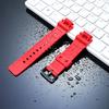 Силиконовый ремешок для часов 18 мм для Casio WS-1400H/1300/1700H W-737H Спортивный полимерный силиконовый ремешок Аксессуары для мужских браслетов