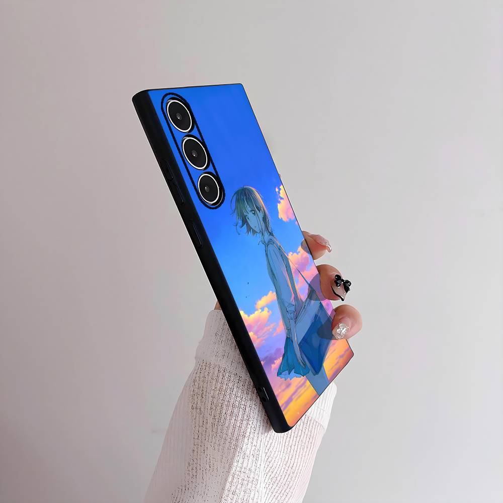 Kawayii Ao no H-Hako Чехол для телефона Samsung серии S s21 s22 s23 s24 s25 FE Plus Ultra Мягкий ТПУ, приятный для кожи чехол