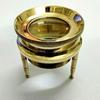Solid Brass Magnifying Glass Desk Lens Magnifier Antique Nautical For Reading